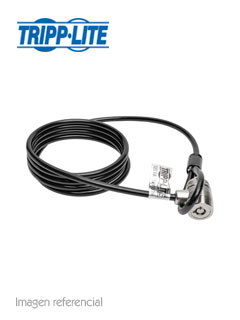 Cable de Seguridad con llave para Laptop Tripp-Lite SEC6K, 1.83 m, negro.