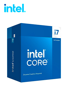 Procesador Intel Core i7-14700F 2.10/5.40GHz, 33 MB Intel Smart Caché, LGA1700, 65W/219W