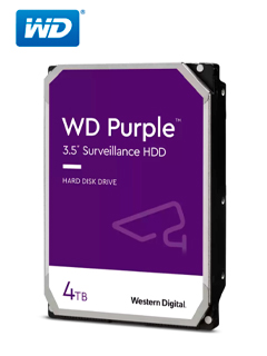 Disco Duro WD Purple 4TB SATA III 256MB CMR