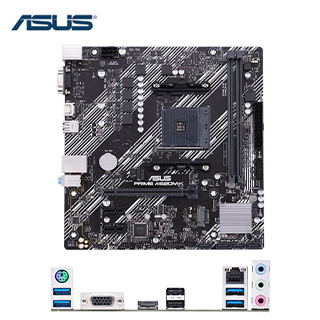 Motherboard ASUS PRIME A520M-K/CSM, Chipset AMD A520, Socket AMD AM4, mATX