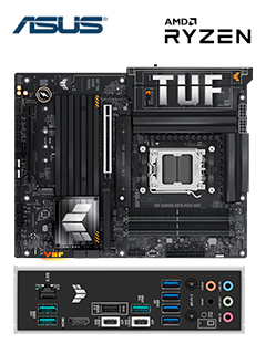 Motherboard ASUS TUF GAMING X870-PLUS WIFI, Chipset AMD X870, Socket AMD AM5, ATX