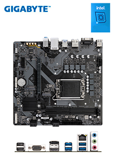 Motherboard Gigabyte B760M E (rev. 1.0) Chipset Intel B760, LGA1700, Micro ATX