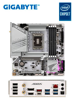 Motherboard Gigabyte Z790M AORUS ELITE AX ICE, Chipset Intel Z790, LGA1700, mATX
