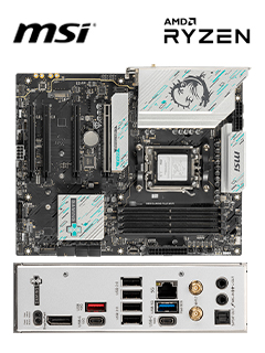 Motherboard MSI B850 GAMING PLUS WIFI, Chipset AMD B850, Socket AMD AM5, ATX