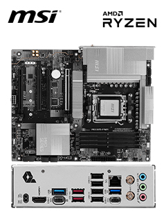 Motherboard MSI PRO X870-P WIFI, Chipset AMD X870, Socket AMD AM5, ATX