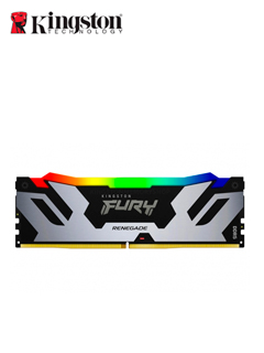 Memoria Kingston Fury Renegade, 16GB, DDR5 6400 MHz, PC5-51200, CL32, 1.4V, RGB.