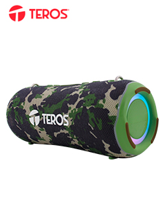 Parlante Ultra TE-6046G, color verde militar camuflado, 40 W