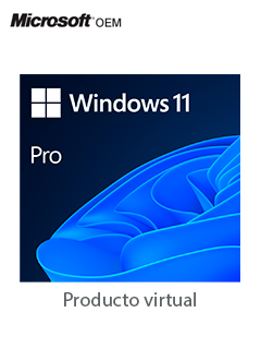 Sistema Operativo Microsoft Windows Pro 11, 64-bits All Languages PK Lic Online DwnLd NR