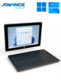 Notebook 2 en 1 Advance CN4058 10.1″ Celeron N4020 1.10 GHz 8GB RAM 128GB Pantalla táctil