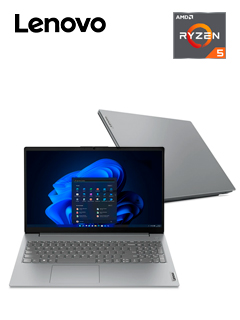 Notebook Lenovo V15 G4 AMN 15.6″ FHD TN, AMD Ryzen 5 7520U 2 2.8 /4.3GHz, 8GB LPDDR5-4800