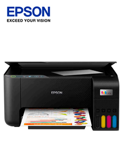 Multifuncional de tinta Epson EcoTank L3210, Imprime / Escanea / Copia / USB