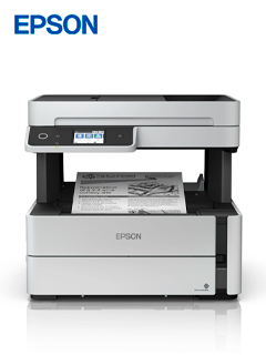 Multifuncional de tinta Epson EcoTank ET-M3170, imprime/escanea/copia/fax, USB/LAN/WiFi.