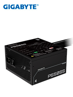Fuente de alimentación Gigabyte P550SS, 550W, 80 PLUS Silver, Formato ATX.