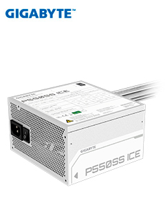 Fuente de alimentación Gigabyte P550SS ICE , 550W, 80 PLUS Silver, Formato ATX.