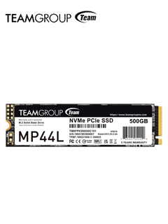 Unidad de estado solido TEAMGROUP MP44L 500GB, M.2, PCI-E 4.0 x4 con NVMe 1.4