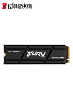 Unidad en estado solido Kingston FURY Renegade 1TB, M.2 2280 PCIe 4.0 x4 NVMe.