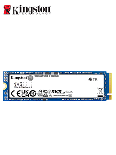 Unidad en estado solido Kingston 4000GB NV3 PCIe 4.0 NVMe M.2 SSD