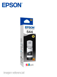 Botella de tinta EPSON T544120-AL, color Negro, contenido 65ml.