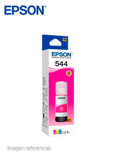 Botella de tinta EPSON T544320-AL, color magenta, contenido 65ml.