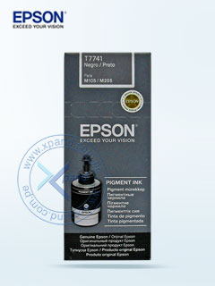 Botella de tinta Epson 774 (T774120), 140ml, tinta negra