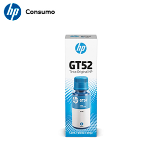 Botella de tinta original Cian HP GT52 (M0H54AL), 70ml.