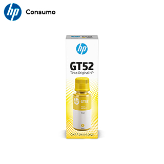 Botella de tinta original Amarillo HP GT52 (M0H56AL), 70ml.