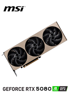 Tarjeta de video MSI GeForce RTX 5080 16G INSPIRE 3X OC, 16GB GDDR7, PCIe Gen 5.0