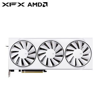 Tarjeta de video XFX Swift AMD Radeon RX 9070XT White Triple Fan Gaming, 16GB DDR6, PCIe5