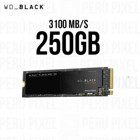 SSD M.2 2280 WD BLACK S750 250GB NVME