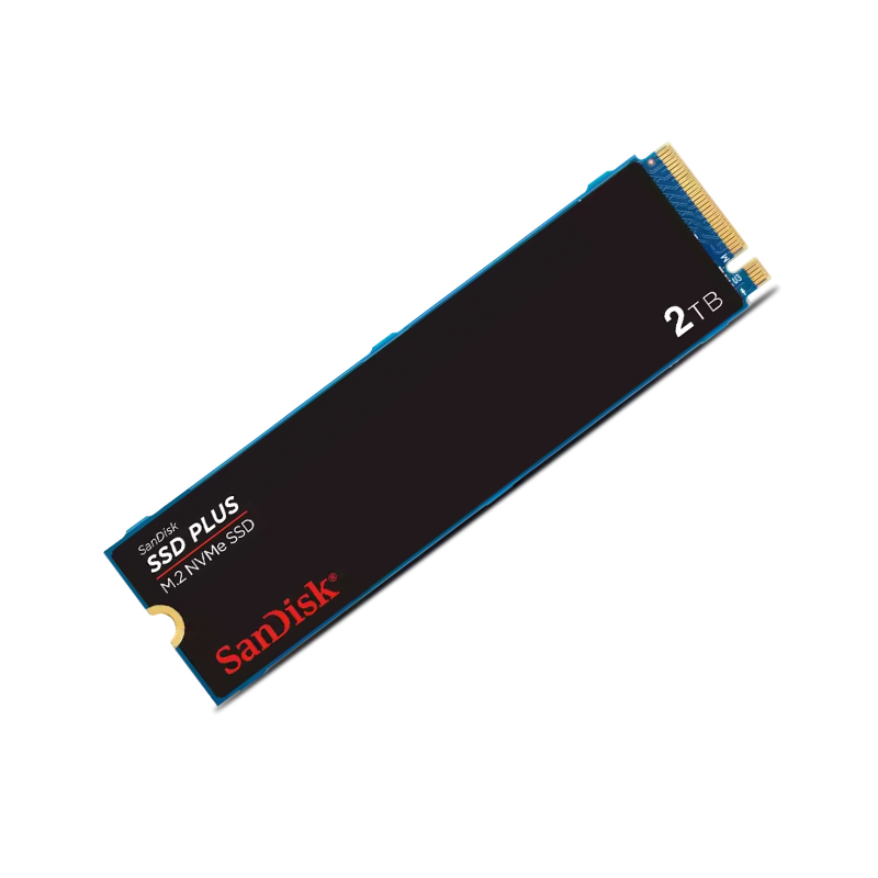 Unidad en estado sólido SanDisk 2TB SSD PLUS M.2 2280 NVMe PCIe Gen 3.0