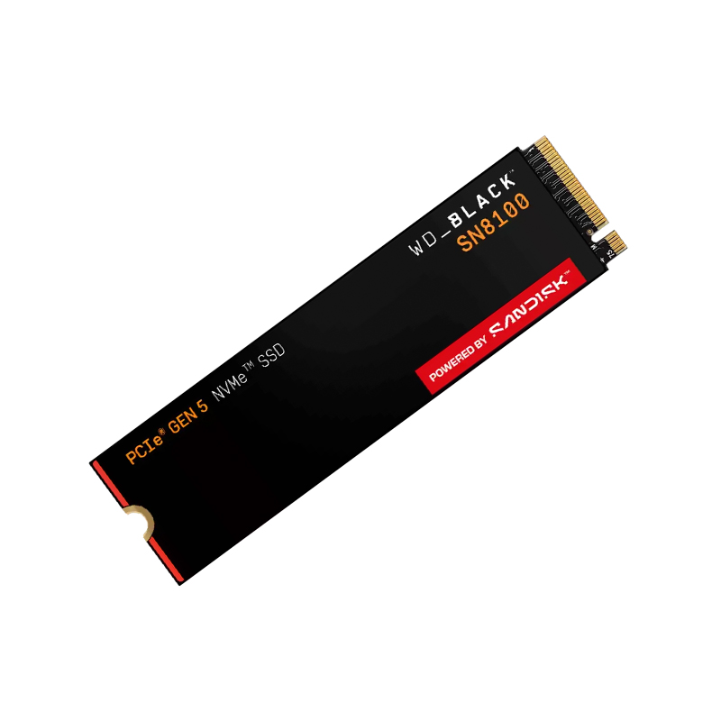 Unidad de estado solido SanDisk WD_BLACK SN8100 NVMe – 4 TB, sin disipador térmico