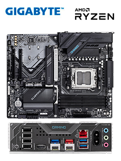 Motherboard GIGABYTE X870 GAMING WIFI6, Chipset AMD X870, Socket AMD AM5, ATX