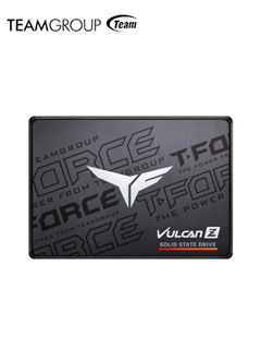 Unidad en estado solido T-FORCE VULCAN Z, 1TB, SATA 6Gb/s, 2.5″, Negro, DC +5V