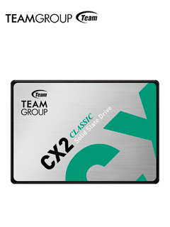 Unidad en estado solido TEAMGROUP CX2 CLASSIC 2TB, SATA III 6Gb/s, 2.5″