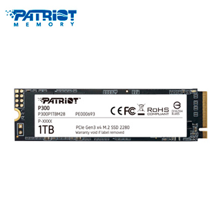 Unidad en estado sólido PATRIOT P300, 512GB, M.2 2280 PCIe Gen3 x4 NVMe 1.3