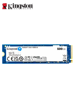 Unidad en estado solido Kingston 500GB NV3 PCIe 4.0 NVMe M.2 SSD