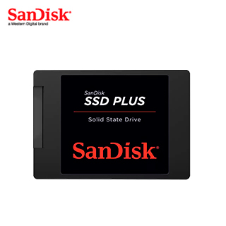 Unidad de estado sólido SANDISK SSD PLUS, 1TB, SATA 6Gb/s, 2.5″, 535 MB/s, 450 MB/s