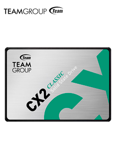 Unidad de estado solido Teamgroup CX2, 256GB, SATA 6.0 Gb/s, 2.5″, ECC, DC +5V