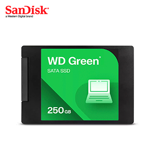 Unidad de estado sólido interno Western Digital WD Green SATA SSD 2.5”- 250 GB, 545 MB/s