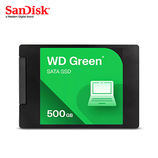 Unidad de Estado Sólido Interno Western Digital WD Green SATA SSD 2.5″- 500 GB, 545 MB/s